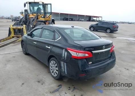 2013 Nissan Sentra Sv z USA, uszkodzony, nr VIN 3N1AB7AP1DL681879